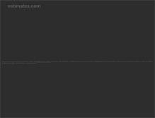 Tablet Screenshot of estimates.com